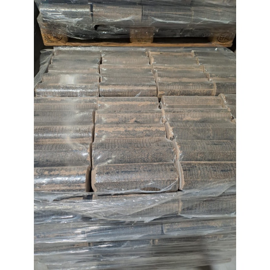 Houtbriketten Nestro  halve pallet 48 stuks van  10 kg 480kg/pallet hardhout briketten